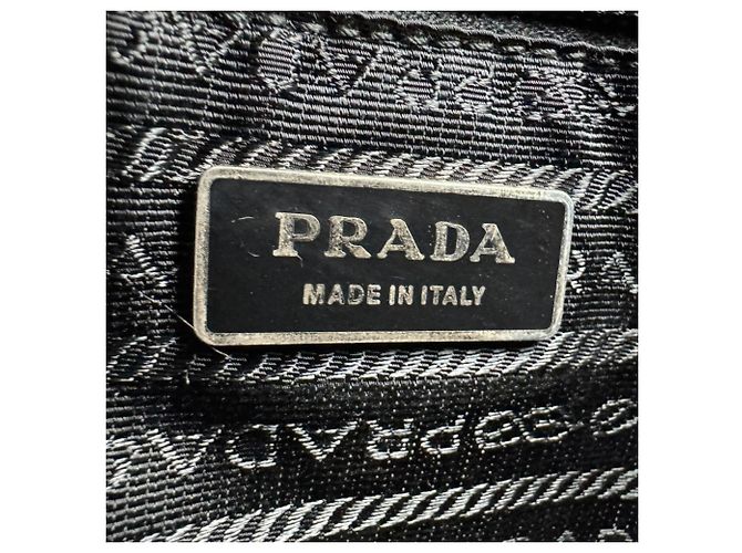 Borsa a tracolla Prada in nylon Nero - vista 12