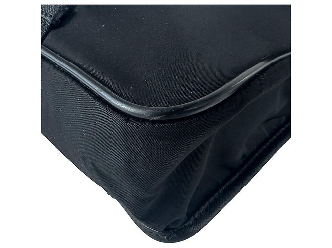 Borsa a tracolla Prada in nylon Nero - vista 8