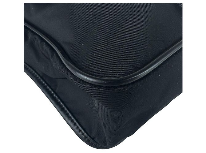 Borsa a tracolla Prada in nylon Nero - vista 9