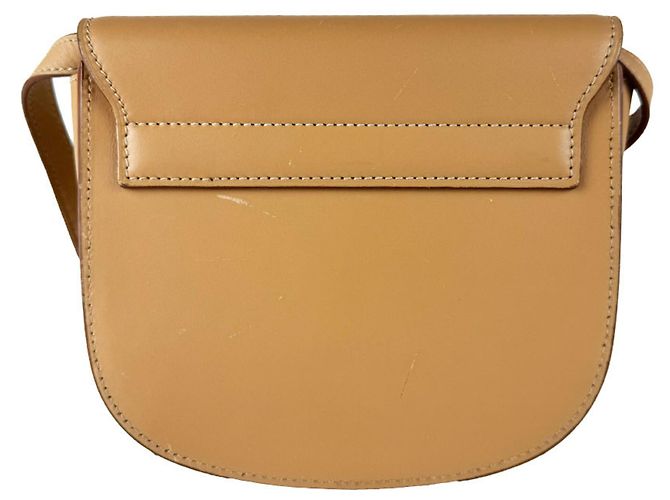 Borsa a tracolla Saint Laurent Kaia Small in pelle Beige - vista 3