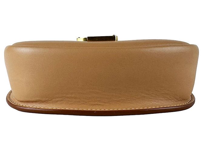 Borsa a tracolla Saint Laurent Kaia Small in pelle Beige - vista 4