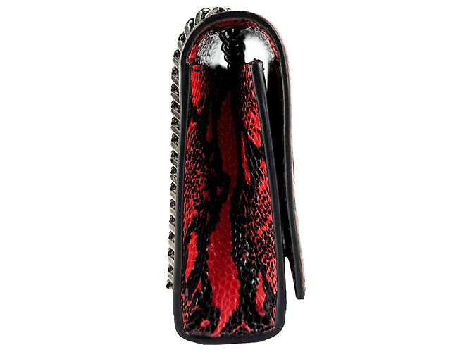 Borsa a tracolla mini Saint Laurent Kate Nero Rosso - vista 2