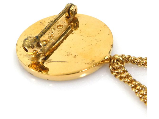Spilla in metallo dorato Chanel D'oro - vista 6