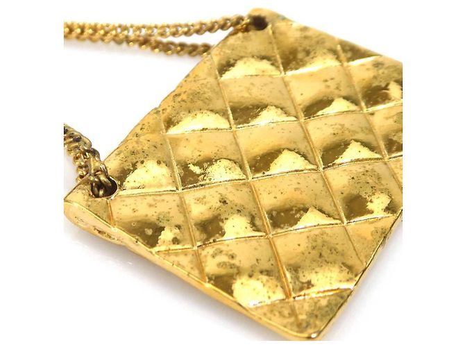 Spilla in metallo dorato Chanel D'oro - vista 9