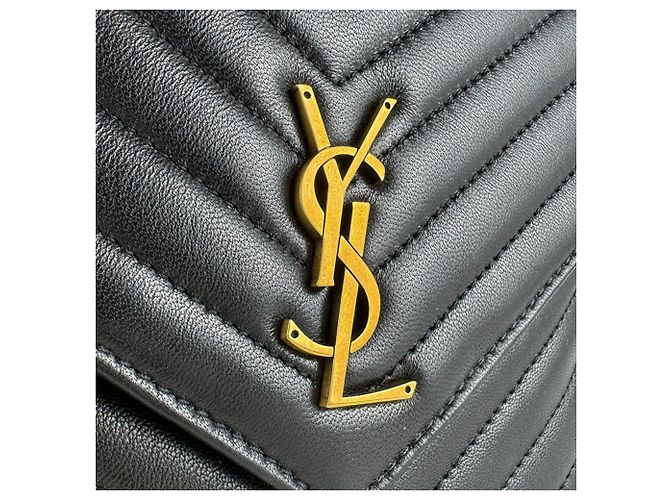 Zaino Saint Laurent Joe in pelle nera Nero - vista 11