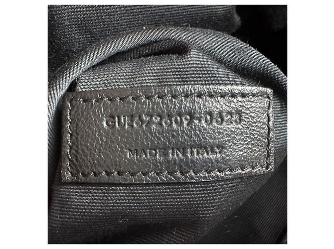 Zaino Saint Laurent Joe in pelle nera Nero - vista 13