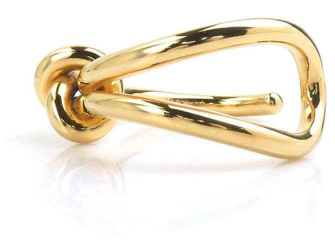 Bracciale rigido Balenciaga in metallo dorato D'oro - vista 6