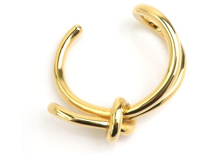 Bracciale rigido Balenciaga in metallo dorato D'oro - vista 8