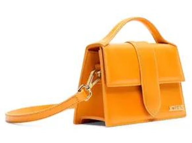 Jacquemus Le Bambinou Flap Leather Grand Bambino Arancione - vista 3