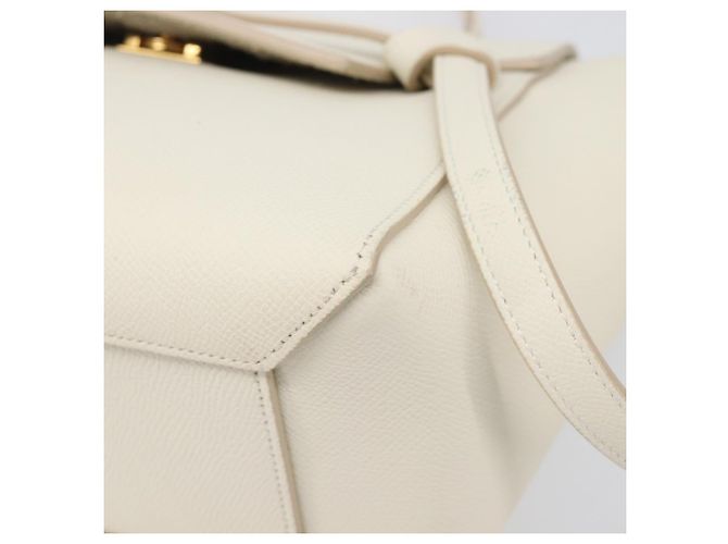 Céline Cintura Celine in pelle Small Bianco - vista 7