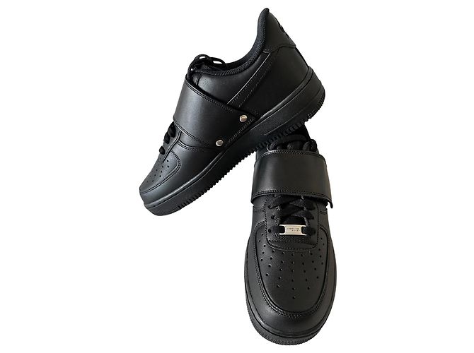 Nike x Sacai Air Force 1 Low Nero - vista 10