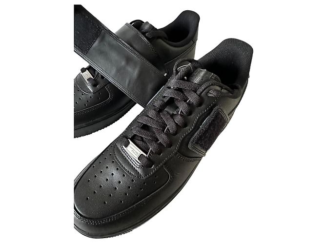 Nike x Sacai Air Force 1 Low Nero - vista 6