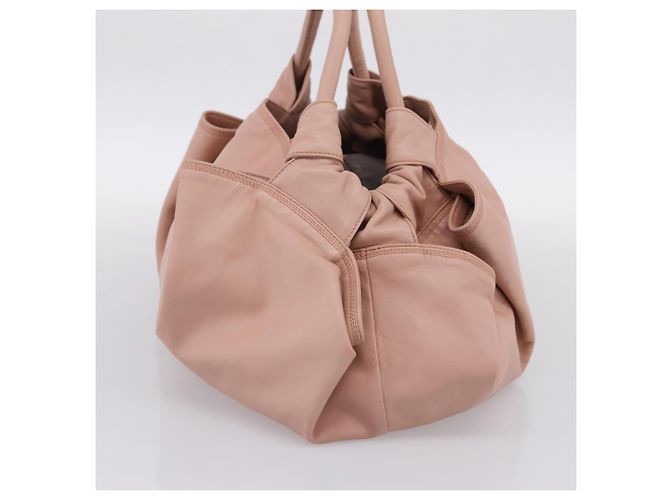 Borsa in pelle Loewe Anagram Logo Nappa Aire Rosa - vista 4