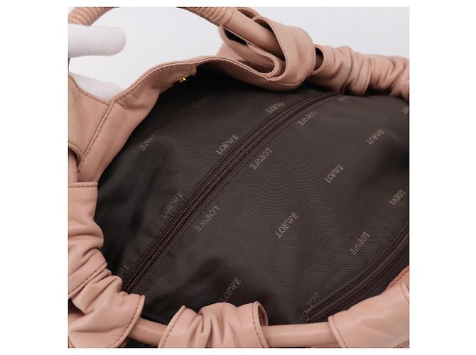 Borsa in pelle Loewe Anagram Logo Nappa Aire Rosa - vista 5