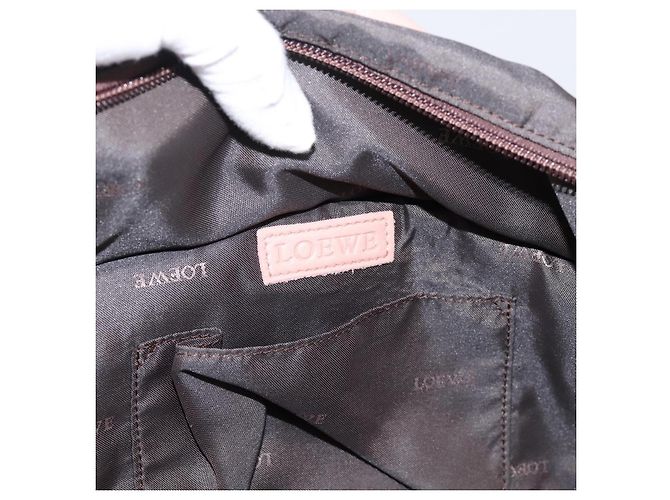 Borsa in pelle Loewe Anagram Logo Nappa Aire Rosa - vista 6