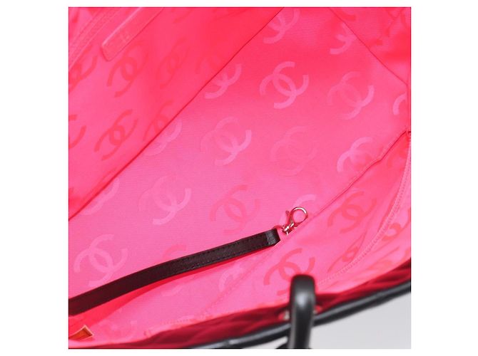 Chanel Cambon Tote aus gestepptem Leder Large Schwarz - Ansicht 5