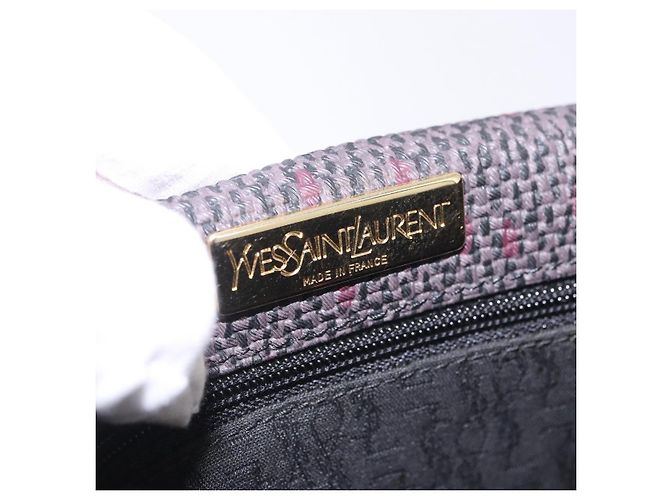 Saint Laurent Vintage Canvas Porpora - vista 6