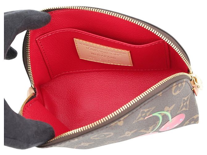 Louis Vuitton Monogram Cherry Pochette Rosso Monogramma - vista 4