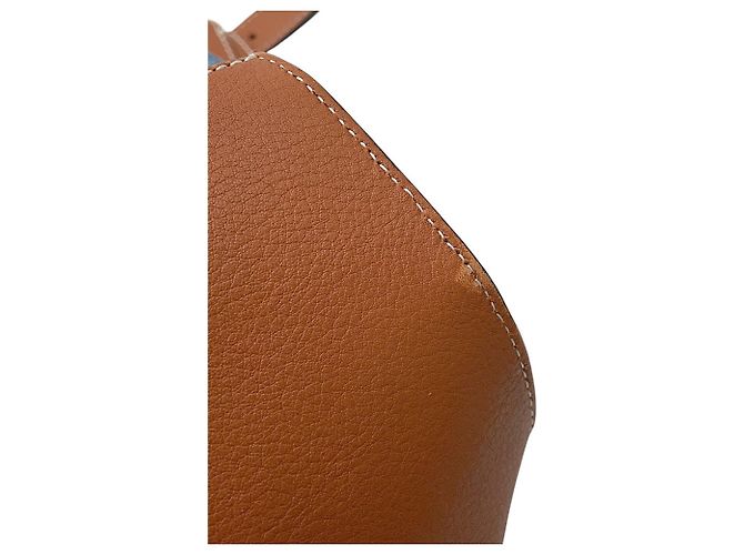 Loewe T Backpack Small Denim Leather Rucksack Blau - Ansicht 10