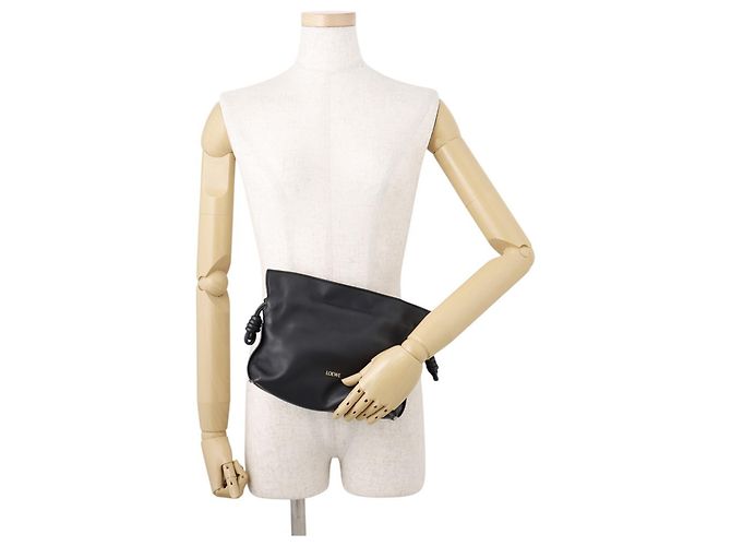 Borsa a tracolla Loewe Flamenco Nero - vista 4