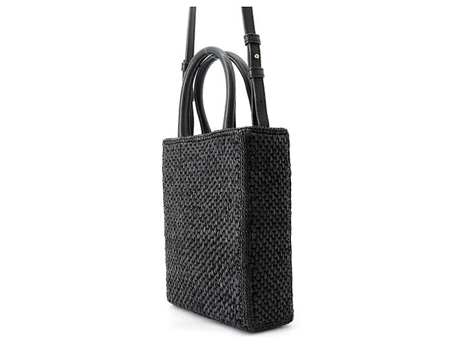 Loewe Standard A5 Tote Handtasche Schwarz Weiß - Ansicht 2