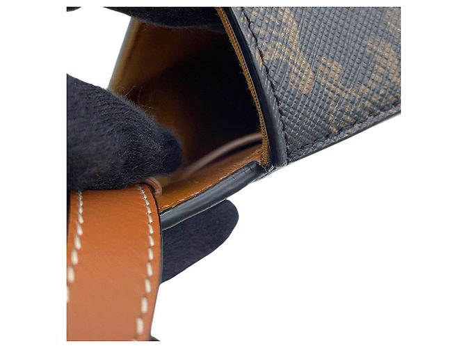 Céline Borsa a tracolla Mini Claude in pelle Celine Triomphe - vista 8