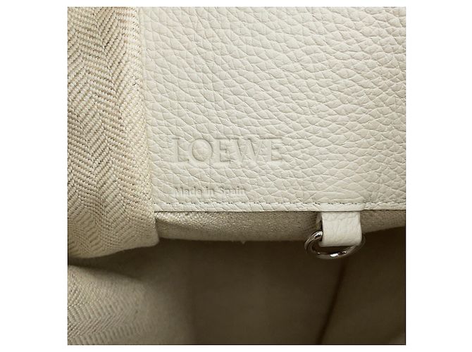 Loewe Hammock Small Lederhandtasche Weiß - Ansicht 15