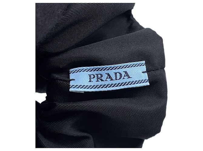 Coletero Prada Triangle de nailon Negro - vista 5