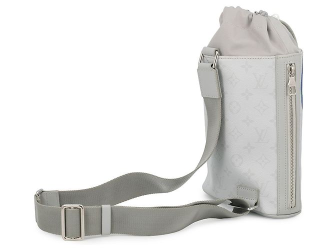 Borsa Sling Monogram Louis Vuitton in White Chalk Bianco - vista 2