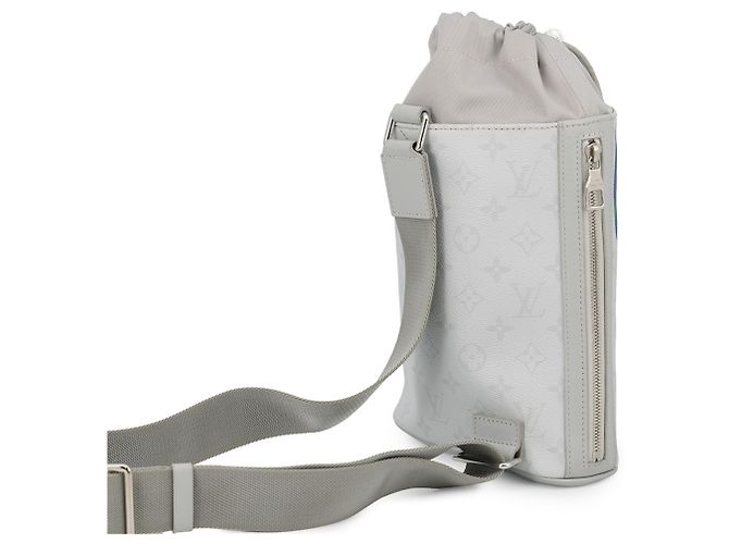 Borsa Sling Monogram Louis Vuitton in White Chalk Bianco - vista 3