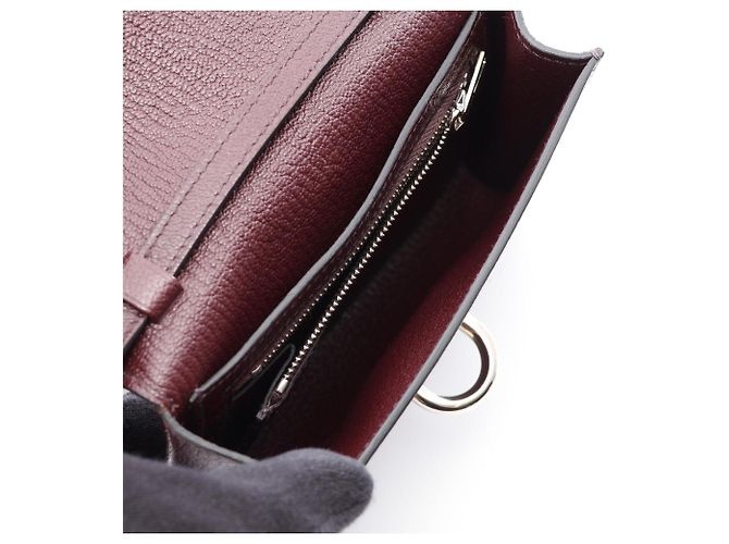 Hermès Hermes Chaine d'Ancre To Go Compact Shoulder Bag Bordò - vista 3
