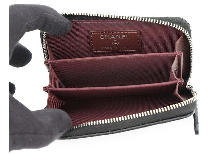 Monedero Chanel Matelassé Negro - vista 4