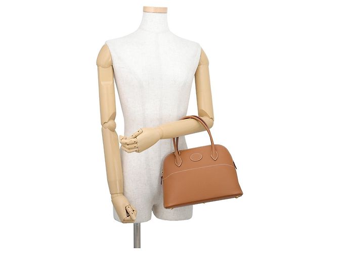 Hermès Bolso Hermes Bolide 27 Gold Epsom Leather Dorado - vista 4