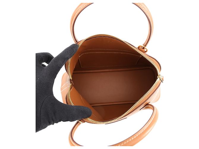 Hermès Bolso Hermes Bolide 27 Gold Epsom Leather Dorado - vista 6