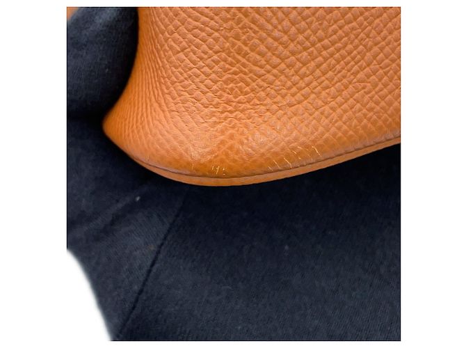 Hermès Bolso Hermes Bolide 27 Gold Epsom Leather Dorado - vista 7