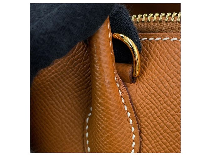 Hermès Bolso Hermes Bolide 27 Gold Epsom Leather Dorado - vista 9