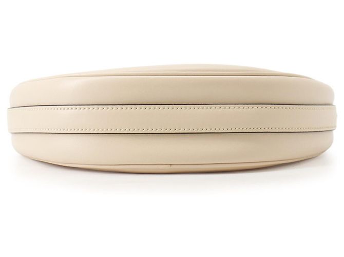 Borsa a tracolla in pelle Prada Arche Small Beige - vista 3