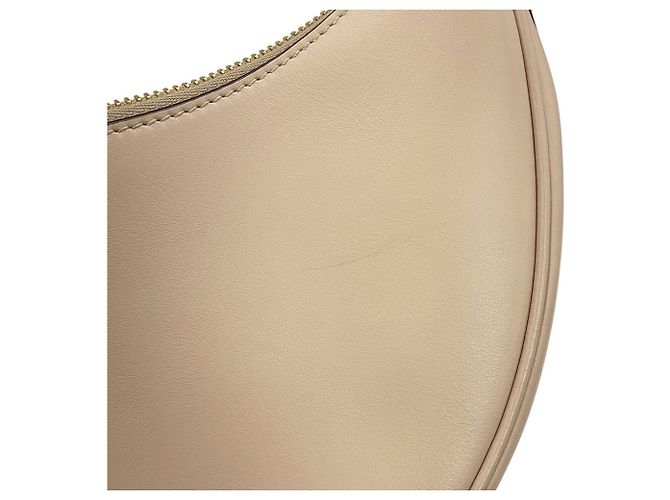 Borsa a tracolla in pelle Prada Arche Small Beige - vista 7