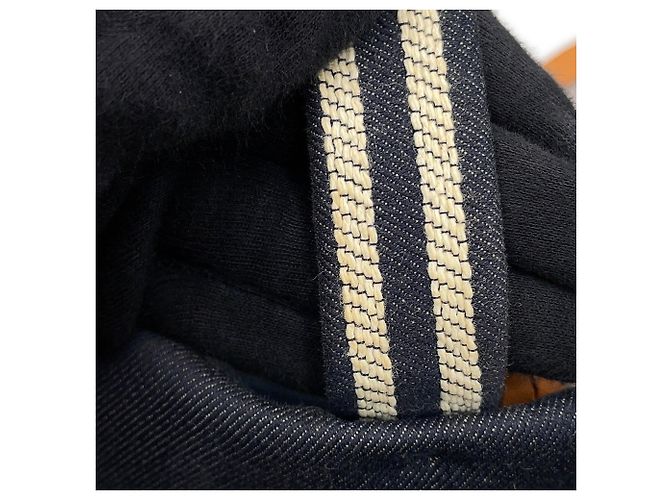 Chanel Denim Tote Bag Marineblau - Ansicht 12