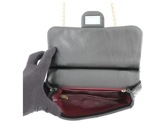 Borsa a tracolla con catena Chanel Matelassé Nero - vista 5