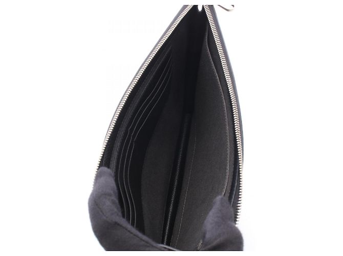 Borsa a pochette/Borsa a mano Gucci GG Supreme Marrone Nero - vista 3