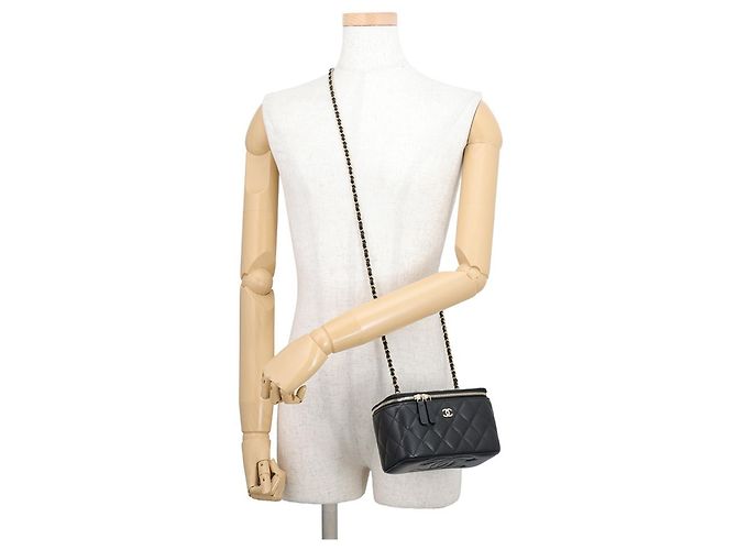 Borsa a tracolla Chanel Matelassé con catena Nero - vista 4