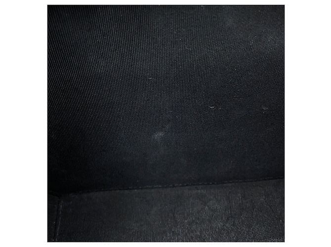Borsa a tracolla Chanel in pelle d'agnello nera Nero - vista 15