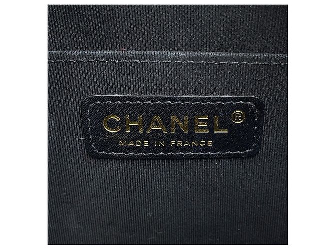 Borsa a tracolla Chanel in pelle d'agnello nera Nero - vista 16