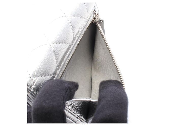 Cartera Chanel Classic Small Flap Plata - vista 4