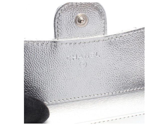 Cartera Chanel Classic Small Flap Plata - vista 5