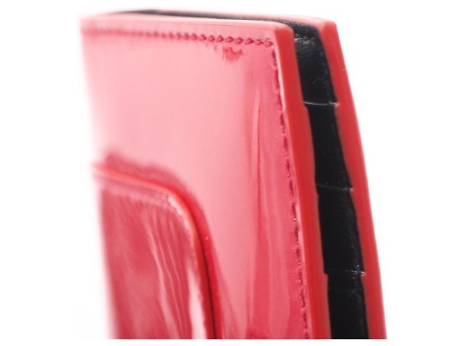 Bulgari Tarjetero Bvlgari Serpenti de piel charol Negro Rosa - vista 6