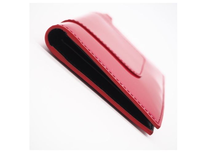 Bulgari Tarjetero Bvlgari Serpenti de piel charol Negro Rosa - vista 9
