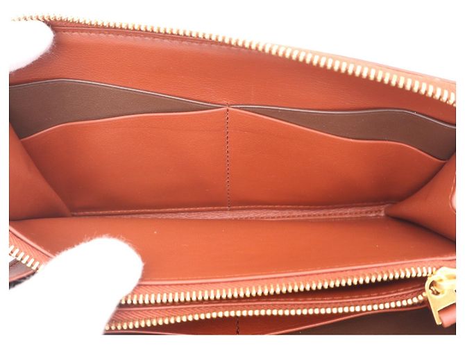 Cartera larga Bottega Veneta de piel Nappa Castaño - vista 14