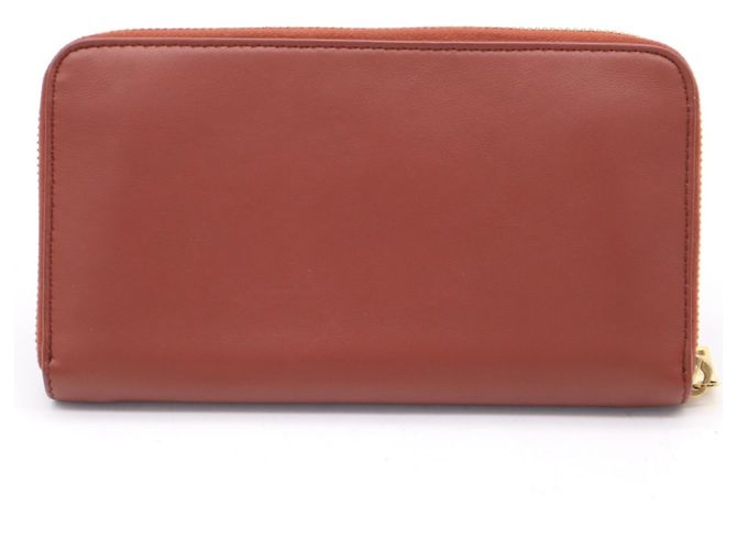 Cartera larga Bottega Veneta de piel Nappa Castaño - vista 2